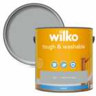 Wilko Tough & Washable Touch of Silver Matt Emulsion Paint 2.5L