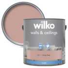Wilko Walls & Ceilings Dusky Petal Matt Emulsion Paint 2.5L