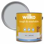 Wilko Tough & Washable Grey Skies Matt Emulsion Paint 2.5L