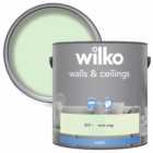Wilko Walls & Ceilings Mint Crisp Matt Emulsion Paint 2.5L