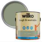 Wilko Tough & Washable Deep Sage Matt Emulsion Paint 2.5L