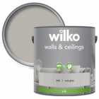 Wilko Walls & Ceilings Cosy Grey Silk Emulsion Paint 2.5L