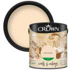 Crown Breatheasy Walls & Ceilings Soft Cream Silk Emulsion Paint 2.5L