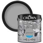 Crown Walls & Ceilings Granite Dust Mid Sheen Emulsion Paint 2.5L