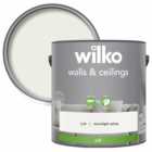 Wilko Walls & Ceilings Moonlight White Silk Emulsion Paint 2.5L
