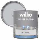 Wilko Walls & Ceilings Grey Skies Matt Emulsion Paint 2.5L