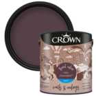 Crown Walls & Ceilings Ruby Chocolate Matt Emulsion Paint 2.5L