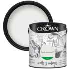Crown Walls & Ceilings Fresh Coconut Silk Emulsion Paint 2.5L