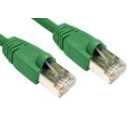 Cables Direct - Patch cable - RJ-45 (M) - RJ-45 (M) - 10 m - STP - ( CAT 6 ) - snagless booted - green