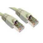 Cables Direct - Patch cable - RJ-45 (M) - RJ-45 (M) - 3 m - STP- ( CAT 6 ) - snagless booted - grey