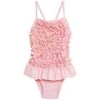 M&S 3D Petal Swimsuit, 2-8 Years, Pink