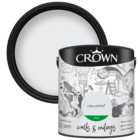 Crown Breatheasy Walls & Ceilings Clay White Silk Emulsion Paint 2.5L
