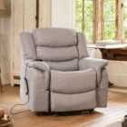 Artemis Home Colfax Electric Riser Recliner With Massage And Heat - Light Grey