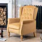 Artemis Home Annapoli Recliner Armchair - Yellow