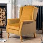 Artemis Home Barksdale Recliner Armchair - Yellow