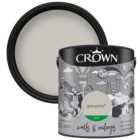 Crown Breatheasy Walls & Ceilings Grey Putty Silk Emulsion Paint 2.5L