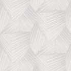 Galerie Elle Decoration Geometric Grey and Cream Wallpaper