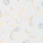 Galerie Neapolis 3 Floral Blue and Beige Wallpaper