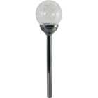 Luxform Mambo Black Pearl LED Garden Solar Spike Light 12 Pack
