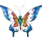 St Helens Multicolour Metal Butterfly Garden Wall Ornament