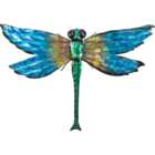 St Helens Multicolour Metal Dragonfly Garden Wall Ornament