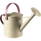 St Helens Cream Metal Watering Can with Sprinkler Nozzle 4.5L