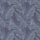 Galerie Amazonia Quill Feathers Blue Wallpaper