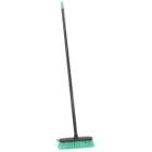 JVL Turquoise Hard Bristles Angled Sweeping Brush