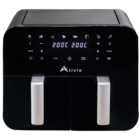 Alivio 9L Dual Air Fryer with 2 Drawers and Visual Window