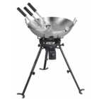 Callow Complete Outdoor Gas Wok Set with Wok and High Power Burner