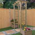 Mercia 6.8 x 4.3 x 2.3ft Pressure Treated Bow Top Garden Arch