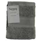 Nutmeg Home Supersoft Cotton Hand Towel Pale Grey