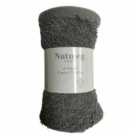 Nutmeg Home Mid Grey Face Cloths 2 per pack
