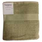 Nutmeg Home Supersoft Cotton Bath Towel Sage