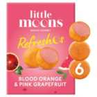 Little Moons Refresho Vegan Blood Orange & Pink Grapefruit Mochi Sorbet 6 x 32g