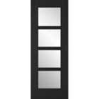 LPD Doors Vancouver 4L Pre-finished Charcoal Black Doors 726 X 2040 Fd30