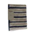 Nutmeg Home Blue & Grey Stripe Hand Towel