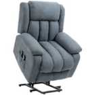 Homcom Heavy Duty Riser And Recliner Chair Lift Chair For The Elderly Dark Grey