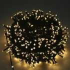 Indoor and Outdoor 200 LED Warm White String Lights