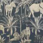 Arthouse Animal Safari Navy Blue Wallpaper