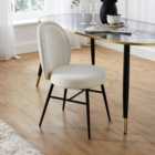 Renata Dining Chair, Boucle