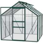 Vitavia Venus 3800 Green Aluminium Frame 6 x 6ft Horticultural Glass Greenhouse