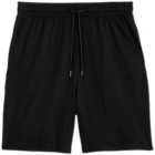 M&S Autograph Mens Supima Cotton Blend Pyjama Shorts, S-XL, Black