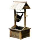 Heissner Wooden Wishing Well Water Feature