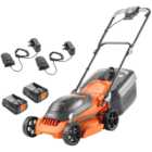 Flymo EasiStore 340R 9705383-01 36W Hand Propelled 34cm Rotary Lawn Mower