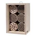 Luxus-InsektenHotels Bee House w/ Paper Sleeves and Holes