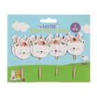Easter Bunny Cake Toppers 8 Pack