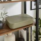 Ribbed Storage Box with Lid 6.8L