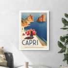 Capri Travel Framed Poster