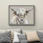 Fergus the Highland Cow Framed Print